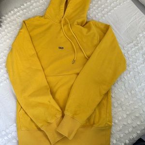 Yellow Helmut lang hoodie